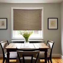 Persiana Horizontal PVC Cafe 140 (L) x 160 (A) Cortina Completa C/ Kit de instalação 1,40 x 1,60