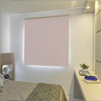 Persiana Rolo (1,40Larg. x 1,50Alt.) Blackout Rosa Bebê - Vogaflex