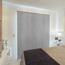 Persiana Rolo (1,60Larg. x 2,50Alt.) Blackout Cinza