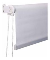 Persiana Rolo Blackout 160x160 Cortina Quarto Escritório Cor Branco