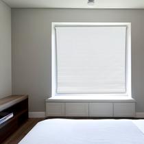 Persiana Rolo Branca 120 (L) x 160 (A) cm Cortina Blackout Cobre 100% da luminosidade 1,20 X 1,60