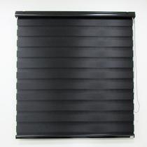 Persiana Rolo Double Vision Zebra 120x160 - Preto