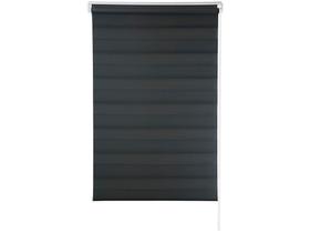 Persiana Rolo Dupla Zebra Evolux 120x160 Preta