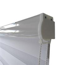 Persiana Rolo Duplo Bandô Sunny Branca 160 L X 220 A Cortina Persiana Rolo Duplo Bandô Sunny Branca 160 L X 220 A Cortina