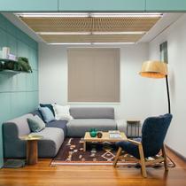 Persiana Rolo Tela Solar 5% Standard 1,60 X 1,60 Bege, Branco, Cinza, Preto