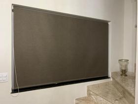 Persiana Rolo Translúcida Breeze Marrom 140 (L) x 160 (A) cm Cortina Screen Solar 1,40 X 1,60