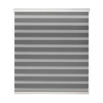 Persiana Rolo Zebra Bando Larg 1,60 X Alt 2,50 Bege, Branco, Cinza, Preto, Bege Mescla, Castor