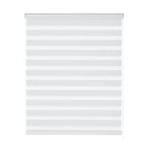 Persiana Rolo Zebra Standard Larg 1,20 X Alt 1,60 Bege, Branco, Cinza, Preto, Bege Mescla, Castor