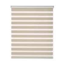 Persiana Rolo Zebra Standard Larg 1,20 X Alt 1,60 Bege, Branco, Cinza, Preto, Bege Mescla, Castor