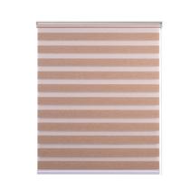 Persiana Rolo Zebra Standard Larg 1,40 X Alt 2,20 Bege, Branco, Cinza, Preto, Bege Mescla, Castor