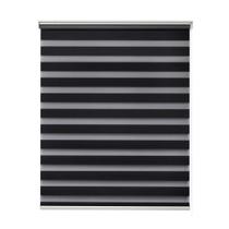 Persiana Rolo Zebra Standard Larg 2,00 X Alt 1,60 Bege, Branco, Cinza, Preto, Bege Mescla, Castor