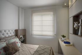 Persiana Romana (0,80Lar. x 1,80Alt.) Tecido Translucido Bege - Vogaflex