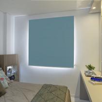 Persiana Romana (2,00Larg. x 1,80Alt.) Blackout Azul- Vogaflex