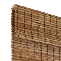 Persiana Romana Bambu Block 100Larg X 160Alt Natural - Top Flex Persianas