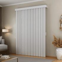 Persiana Vertical Blackout C/ Bandô L 1,50 X 1,50 A Branca Persiana Vertical Blackout C/ Bandô L 1,50 X 1,50 A Branca