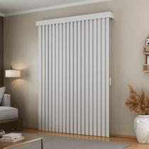 Persiana vertical blackout com bandô kit 02 1,10 x 1,30 (2,20x1,30) - Cores