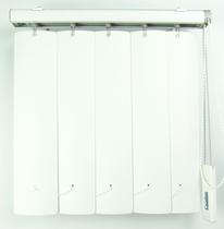 Persiana Vertical Em Pvc Crisdan Larg 2,10 X 2,20 Alt Branco