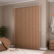 Persiana Vertical Tecido Bk Crisdan L 1,60 X 1,40 A Bege