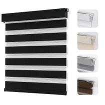 Persiana Zebra Sin Taladro y Sin Cuerda Joydeco 86x191 cm Persiana Zebra Sin Taladro y Sin Cuerda Joydeco 86x191 cm