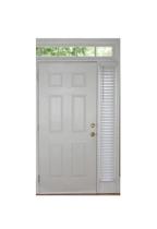 Persianas allen + Roth Trim at Home White Faux Wood 8,5 x 72 polegadas