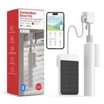 Persianas motorizadas SwitchBot Blind Tilt alimentadas por energia solar Persianas motorizadas SwitchBot Blind Tilt alimentadas por energia solar