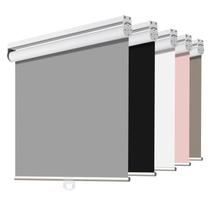 Persianas Roller Shades Joydeco Blackout 36x75cm cinza sem fio