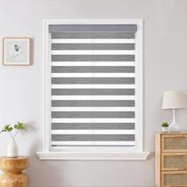 Persianas Zebra Joydeco, controle de luz sem fio, 50x120cm, cinza