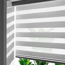 Persianas Zebra Roller Shades LINKCOO para janelas cinza 24x183cm