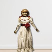 Personagem Articulável Para Decoração de Halloween - Annabelle - 95x36cm - 1 unidades - Regina - Rizzo Personagem Articulável Para Decoração de Halloween - Annabelle - 95x36cm - 1 unidades - Regina - Rizzo
