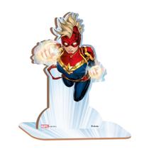 Personagem MDF P Capitã Marvel Avengers - 1 Unidade - Festcolor - Rizzo
