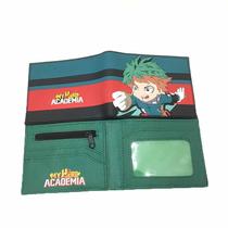 Personagens de anime Wallet Mys Heros Academias Midoriyas Izukus