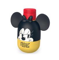Personagens Mickey ou Minnie Squeeze 350ml Tampa Flip Top Ideal Para Crianças P/ Sucos, Chá, Água