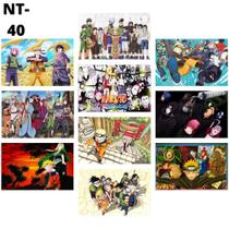 Personalização Quarto Com Quadros 13x20 Do Anime Naruto 10-Peças