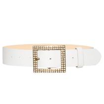 Personalizável - Cinto de Couro Premium com Fivela Ouro Velho - 4,0 cm