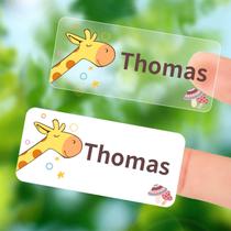 Personalize adesivos de nome e etiquetas personalizadas à prova d'água