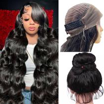 Peruca Aicrelery 26" 360 HD Full Lace Ondulado Corpo Cabelo Humano Peruca Aicrelery 26" 360 HD Full Lace Ondulado Corpo Cabelo Humano