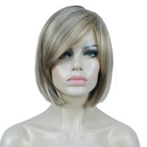 Peruca Aimole 8 Short Straight Bob com franja fofa H16-613 Brown