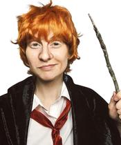 Peruca ALLAURA Short Orange para adultos e crianças Fantasia de Ron Weasley Peruca ALLAURA Short Orange para adultos e crianças Fantasia de Ron Weasley