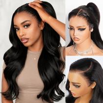 Peruca Arabella 20" Body Wave 230% Densidade Sem Cola de Cabelo Humano