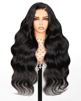 Peruca Arabella Wear and Go sem cola, 100% cabelo humano de 20"