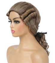 Peruca Auguyist Regency Judge Colonial Long Wave para adulto