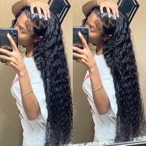 Peruca Bangjazz HD Lace Frontal 71 cm Cabelo humano 180% de densidade Peruca Bangjazz HD Lace Frontal 71 cm Cabelo humano 180% de densidade