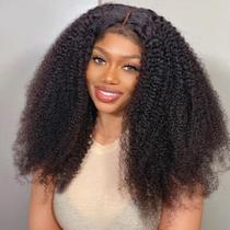 Peruca Beauhair Glueless Kinky Curly 100% cabelo humano 28" Peruca Beauhair Glueless Kinky Curly 100% cabelo humano 28"