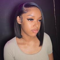 Peruca BEEOS SKINLIKE Real HD Lace Frontal Bob 30 cm de cabelo humano Peruca BEEOS SKINLIKE Real HD Lace Frontal Bob 30 cm de cabelo humano