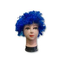 Peruca Black Power Azul Escuro para Fantasias