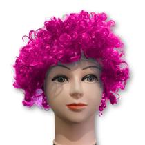 Peruca Black Power Pink para Fantasias