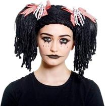 Peruca Boneca do Mal Preta - Halloween - Sulamericana