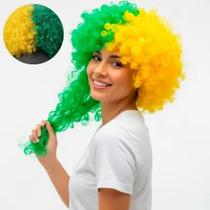 Peruca Brasil Copa Verde Amarela Presente Aniversario Peruca Brasil Copa Verde Amarela Presente Aniversario