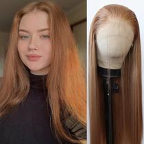 Peruca BTWTRY Strawberry Blonde Long Straight Sintética