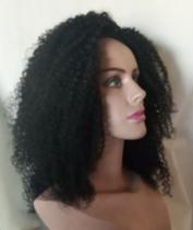 Peruca Cabelo Humano Crespa 3C/4A Volumosa